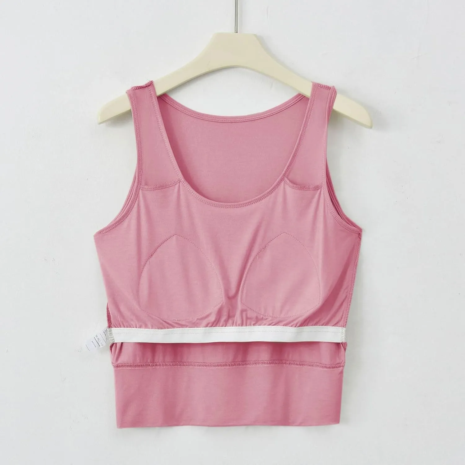 Workout Crop Tank Tops for Women with Chest Pad Casual Sports Fitness Yoga Shirts Summer Seamless Breathable Blouse
