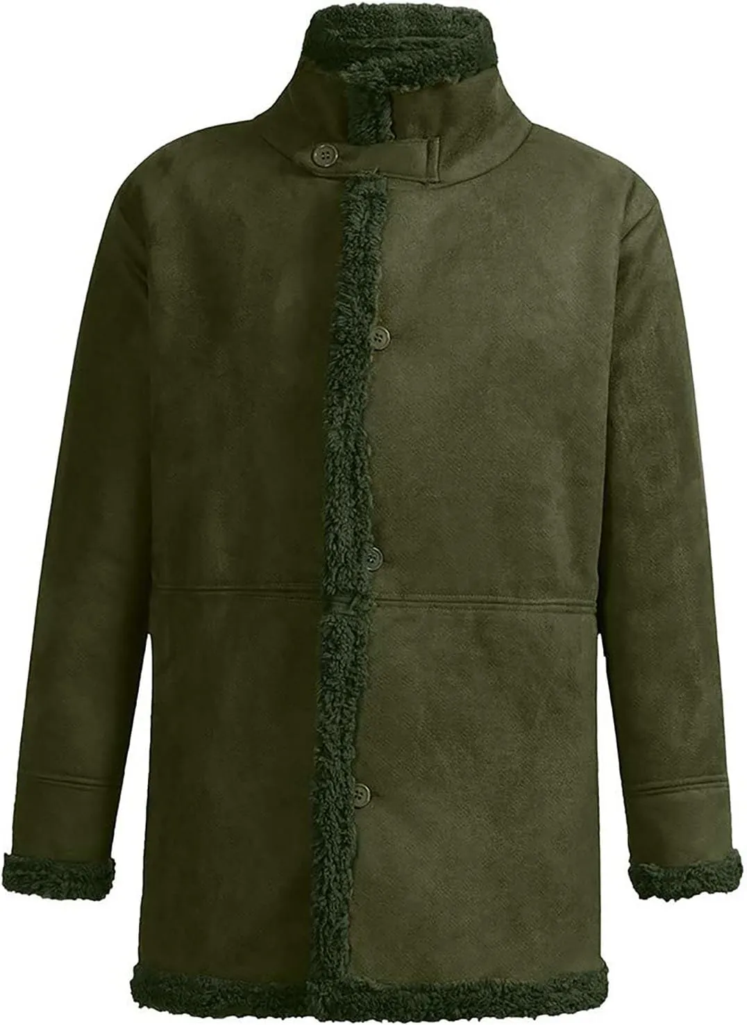 Ymosrh Men's Fleece Jacket Full Zip Lightweight Outdoor Hiking Jackets Winter Coats Casual Stylish, M-3XL