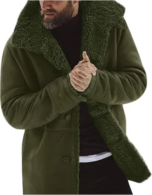 Ymosrh Men's Fleece Jacket Full Zip Lightweight Outdoor Hiking Jackets Winter Coats Casual Stylish, M-3XL