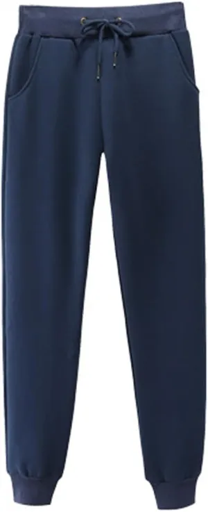 ZGZZ7 Women's Winter Sherpa Fleece Lined Sweatpants Active Fleece Jogger Track Running Pants